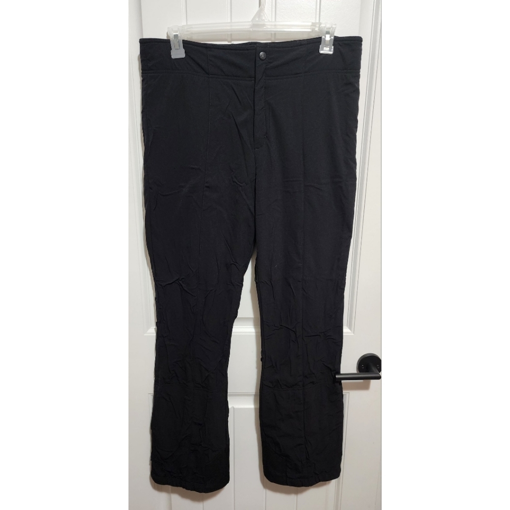 AFRC schoeller ski snow pants black womens 16 long stirrup WB400 wb-400